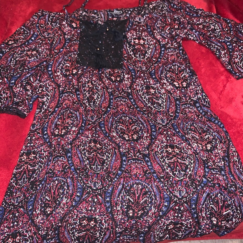 Cute off the shoulder dress!